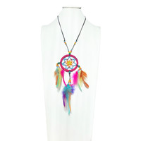 Dreamcatcher Feather ketting Bowine Dreamcatcher Feather ketting Bowine
