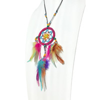 Dreamcatcher Feather ketting Bowine Dreamcatcher Feather ketting Bowine