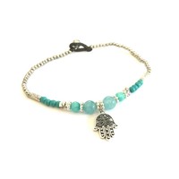 Enkelbandje Turquoise Hamsahand Enkelbandje Turquoise Hamsahand