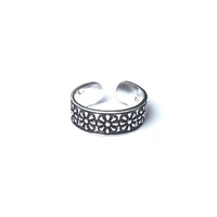 Teenring / vingertop ring HAPPY FLOWERS Teenring / vingertop ring HAPPY FLOWERS