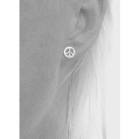 Zilveren oorknopjes Peace Zilveren oorknopjes Peace