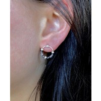 Bali hoop studs oorringetjes Bali hoop studs oorringetjes