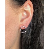 Bali hoop studs oorringen Bali hoop studs oorringen
