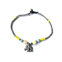 Enkelbandje olifant geel Enkelbandje olifant geel