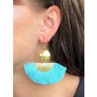 Tassel BOHO oorbellen blue Tassel BOHO oorbellen blue