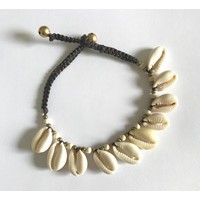 Cowrie schelpjes enkelbandje Cowrie schelpjes enkelbandje