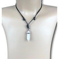 Ketting Opaalkwarts pendant Ketting Opaalkwarts pendant