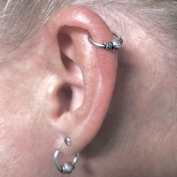 Bali hoops 9 mm zilver Bali hoops 9 mm zilver