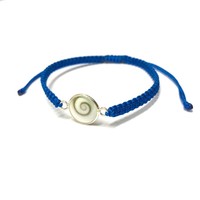 Armbandje Shiva shell blauw Armbandje Shiva shell blauw