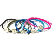 Armbandje Shiva shell blauw Armbandje Shiva shell blauw