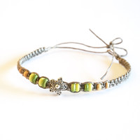 Armbandje rodium bloemetje Armbandje rodium bloemetje