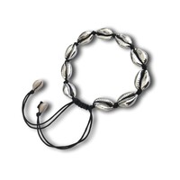 Enkelbandje schelpjes zilverkleurig Enkelbandje schelpjes zilverkleurig