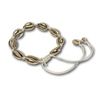 Enkelbandje schelpjes goudkleurig Enkelbandje schelpjes goudkleurig