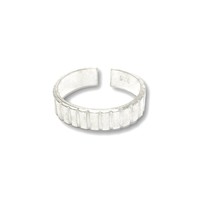 Teenring / vingertop ring STRIPES Teenring / vingertop ring STRIPES