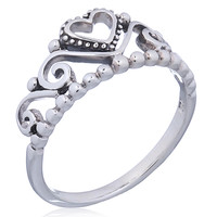 Zilveren ring Tiara Zilveren ring Tiara