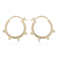 Goldplated hoop oorbellen Celia Goldplated hoop oorbellen Celia