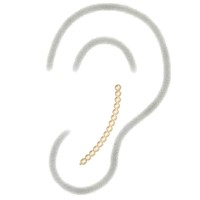 Goldplated ear climbers Jolyn Goldplated ear climbers Jolyn