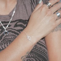 Zilveren armband Lotus Zilveren armband Lotus