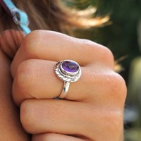 Ring met Amethist Ring met Amethist