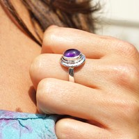 Ring met Amethist Ring met Amethist