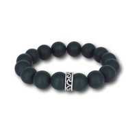 Kralen armband Matte Black Onyx Kralen armband Matte Black Onyx