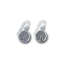 Oorbellen Flower of life zilver Oorbellen Flower of life zilver