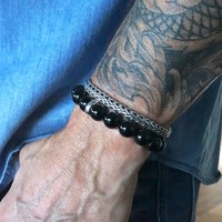 Kralen armband Black Onyx Kralen armband Black Onyx