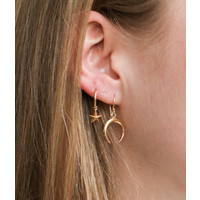Goldplated oorbellen Star Goldplated oorbellen Star