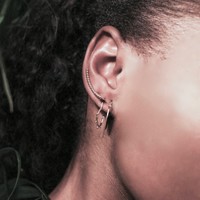 Zilveren ear climbers Jolyn Zilveren ear climbers Jolyn