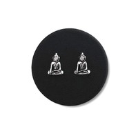Zilveren oorknopjes Buddha Zilveren oorknopjes Buddha