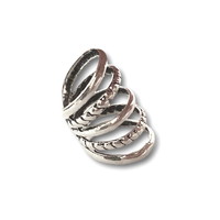 Zilveren Ear cuff Five Zilveren Ear cuff Five