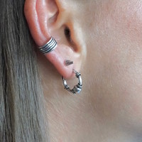 Bali Hoops oorbellen 10 mm Bali Hoops oorbellen 10 mm