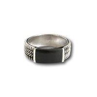 Zilveren ring Black Zilveren ring Black