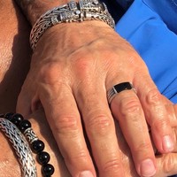 Zilveren ring Black Zilveren ring Black