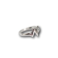 Zilveren ring heartbeat Zilveren ring heartbeat