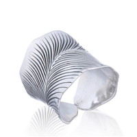 Zilveren Boho ring Feather Zilveren Boho ring Feather