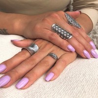 Zilveren Boho ring Flower of life Zilveren Boho ring Flower of life
