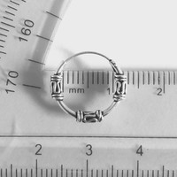Bali hoops oorbellen 11 mm Bali hoops oorbellen 11 mm