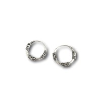 Bali hoops oorbellen 11 mm Bali hoops oorbellen 11 mm