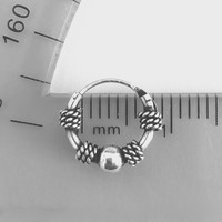 Bali hoops oorbellen 7 mm Bali hoops oorbellen 7 mm