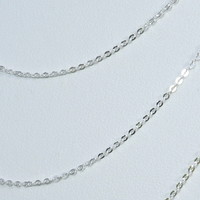 Zilveren ketting schakelketting Zilveren ketting schakelketting