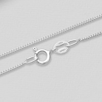 Zilveren ketting curb Zilveren ketting curb