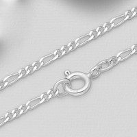 Zilveren ketting Figaro schakel Zilveren ketting Figaro schakel