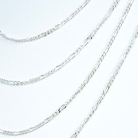 Zilveren ketting Figaro schakel Zilveren ketting Figaro schakel