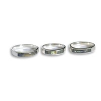 Zilveren ring Abalone shell Zilveren ring Abalone shell