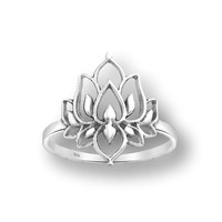 Zilveren ring Lotus Flower Zilveren ring Lotus Flower