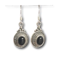 Zilveren oorbellen Black Onyx Zara Zilveren oorbellen Black Onyx Zara