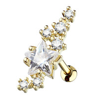 Piercing Cartilage stars goldy Piercing Cartilage stars goldy