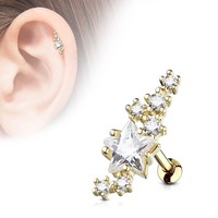 Piercing Cartilage stars goldy Piercing Cartilage stars goldy