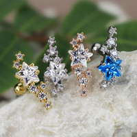 Piercing Cartilage stars goldy Piercing Cartilage stars goldy